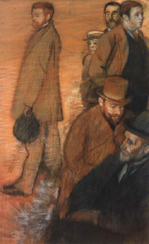 Edgar Degas Six Friends